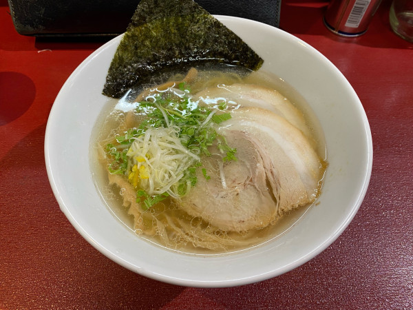 「塩らぁめん850円+チャーシュー１枚増し150円」@麺や 48の写真