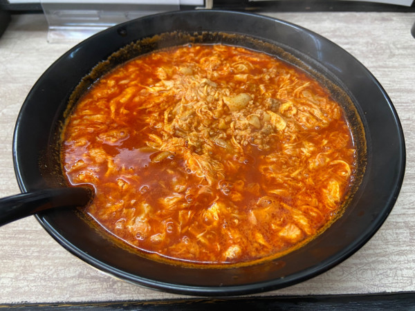 「タンタンメン（ﾒﾁｬ辛）」@中華 タンタンメン 金家 南本宿店の写真