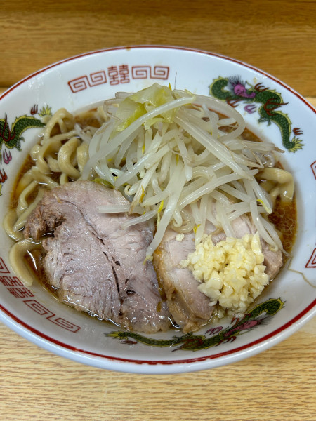 「小ラーメン　生卵」@ラーメン二郎 環七新新代田店の写真