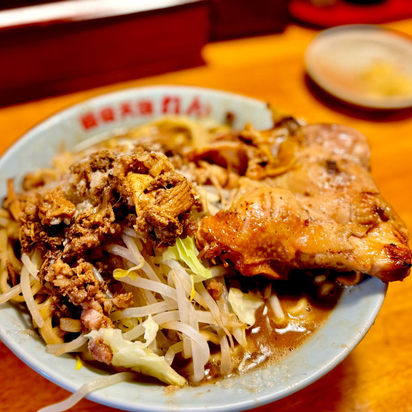 「天二郎（大）1,100円」@豚骨らーめん れんの写真