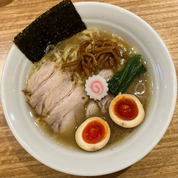 「味玉塩ラーメン 並」@長岡食堂 横浜西口店の写真