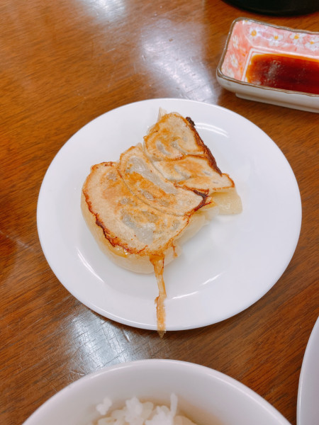 「餃子　３ヶ」@香香ラーメンの写真