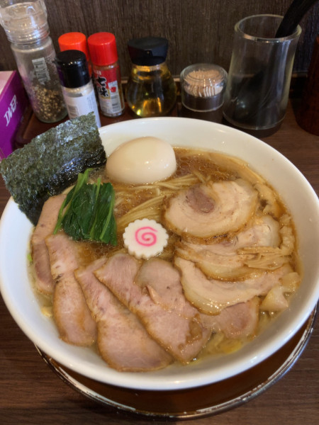 「ラーメン（大盛）＋味玉　1050円」@ラーメン 一樹の写真