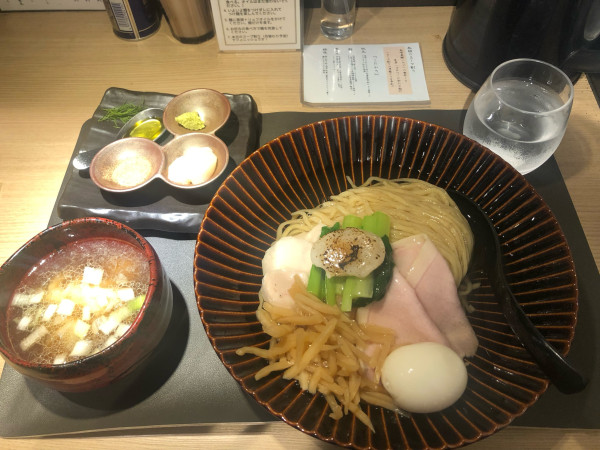 「帆立の昆布水つけ麺黒」@Tokyo Style Noodle ほたて日和の写真