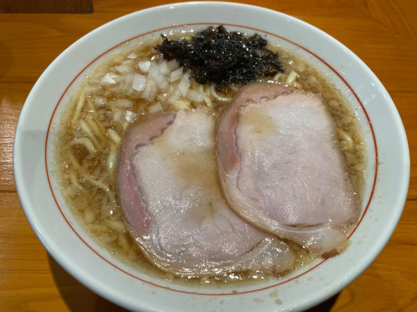 「背脂煮干中華そば醤油」@背脂煮干し中華そば 和市 大崎店の写真
