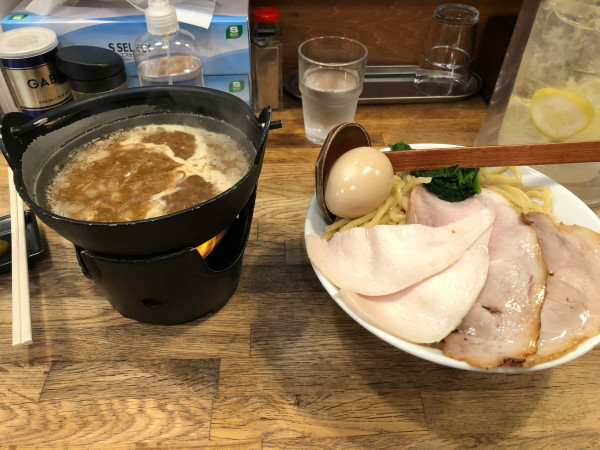 「鶏白湯つけ麺」@麺屋時茂の写真