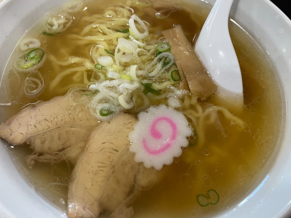「白醤油中華そば：770円」@喜多方ラーメン専門店 喜鈴 福島鎌田店の写真