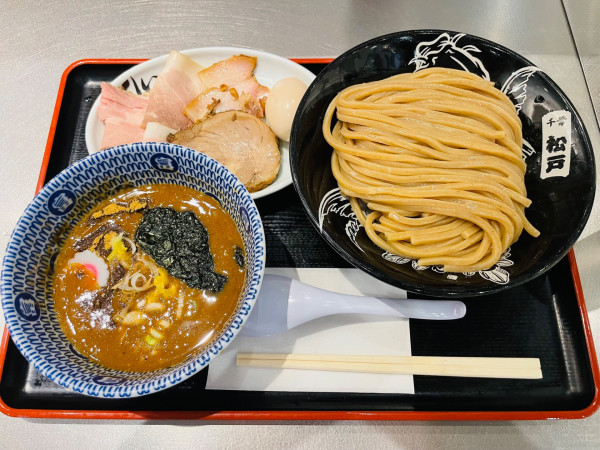 「柏幻霜ポーク全部乗せ濃厚つけめん中盛1630円」@松戸富田麺絆の写真