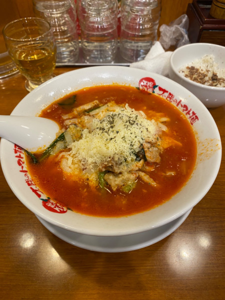 「太陽のチーズトマト麺」@太陽のトマト麺 十日市場支店の写真