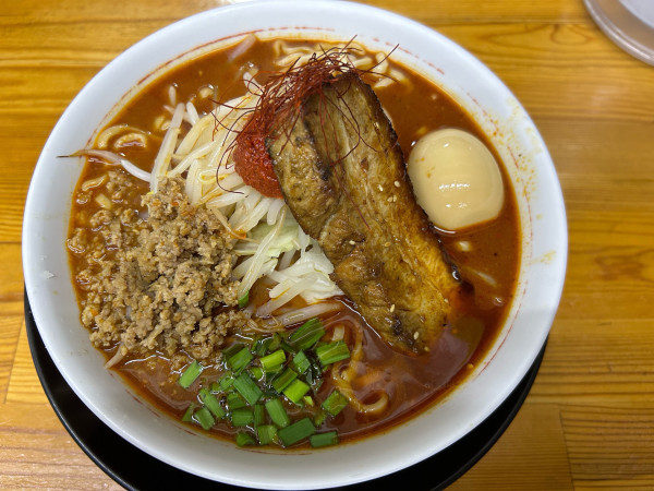 「しびれ辛味噌誤爆　1240円」@ラーメン・つけ麺 爆王の写真