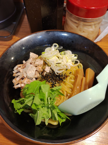 「油そば」@横浜家系ラーメン 壱角家 松戸店の写真