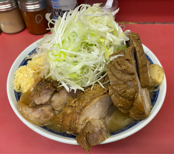 「小豚ラーメン  ネギ」@ラーメン二郎 桜台駅前店の写真
