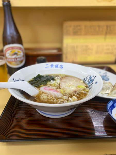 「餃子ラーメンセット700円他」@中華料理 二葉飯店の写真