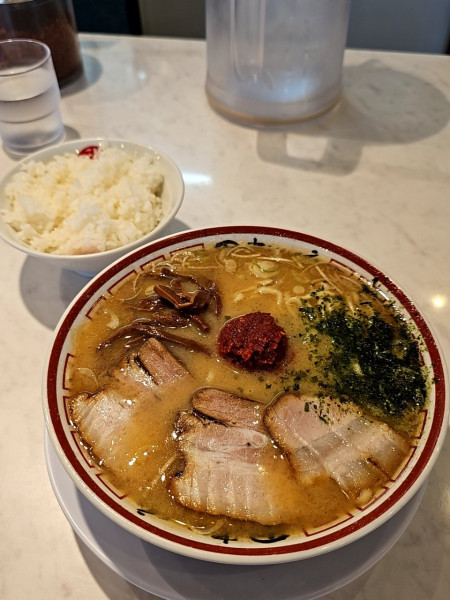 「山形辛味噌ラーメンと🍚」@中華そば専門 田中そば店 大宮別所店の写真
