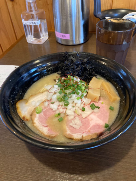 「白湯 1000円」@つけ麺 弥七の写真