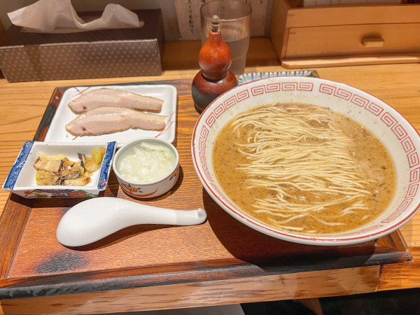 「鯖」@炭火焼濃厚中華そば 海富道の写真