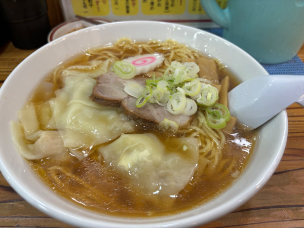 「ワンタンめん」@らーめん太陽 江古田店の写真