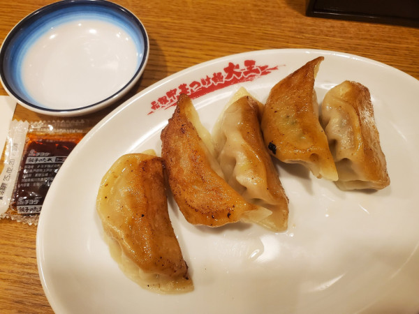 「ギョーザ」@元祖 中華つけ麺 大王の写真