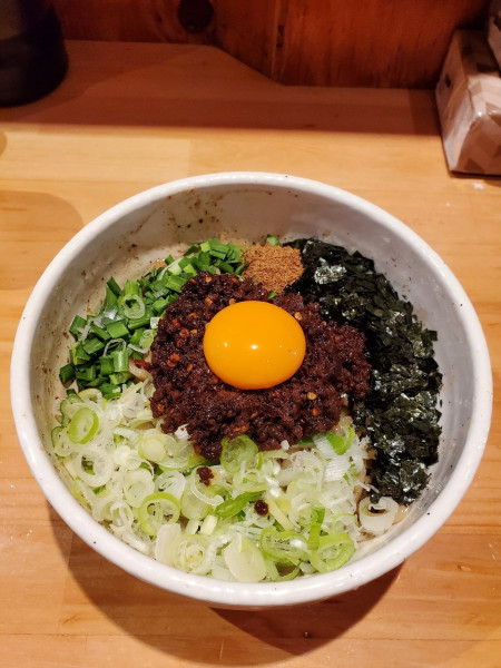 「台湾混ぜそば@1070」@てっぺん 勝川店の写真