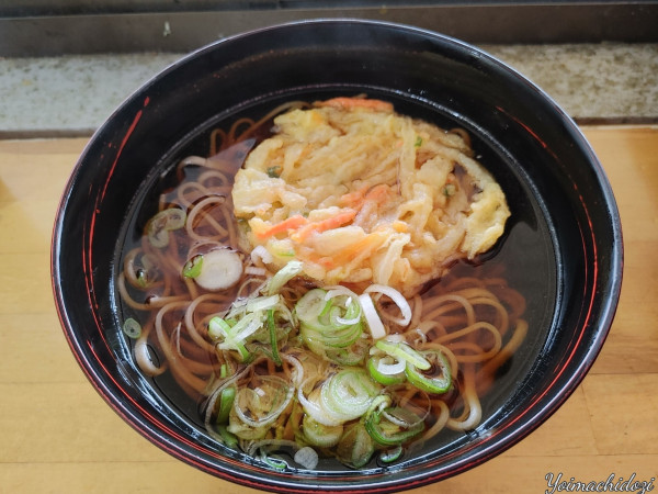 「天ぷらそば（450円）」@小諸駅そば 清野商店の写真