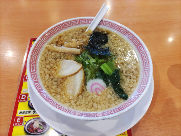 「背脂醤油ラーメン」@幸楽苑 足立江北店の写真