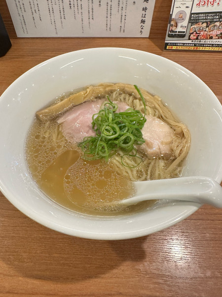 「塩ラーメン」@らぁ麺 時は麺なりの写真