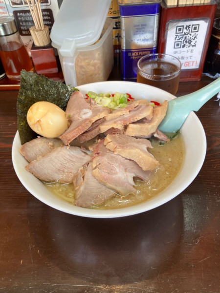 「チャーシュー麺ダブル　ライス」@さつまっこ 平和島店の写真