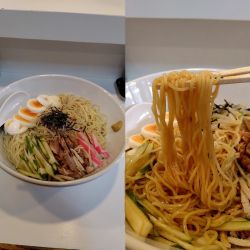 数量限定『冷やし中華(¥900)』を2玉で