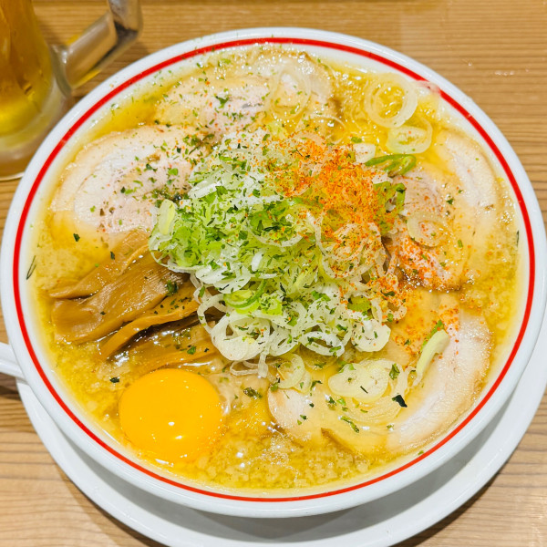 「味噌バラそばこってり卵黄」@玉 バラそば屋 川崎アゼリア店の写真