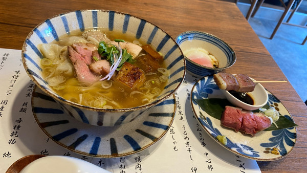 「特製中華そば（塩）¥1,600」@中華そば 鴨福の写真