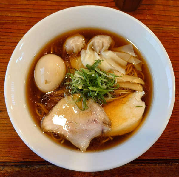 「味玉そば(黒、980円)」@支那そば くろ田の写真