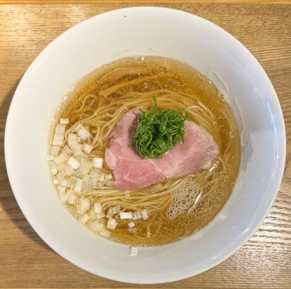 「塩らぁ麺」@のど黒らぁ麺 永屋の写真