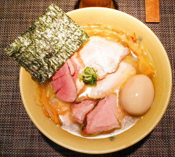 「特製塩そば＋生ビール」@Ramen にじゅうぶんのいちの写真