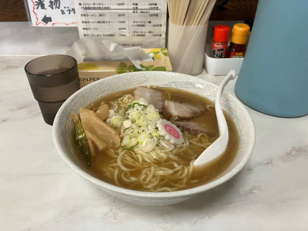 「煮干ラーメン　大盛り　900円」@ラーメン爺の写真