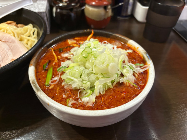 「旨辛つけめん」@こってりらーめん せきやけ 水道橋店の写真