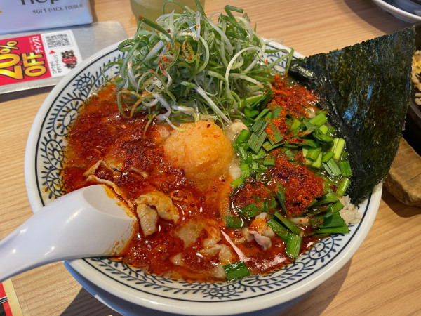 「辛肉そば ドッカンねぎ」@丸源ラーメン 大泉学園店の写真