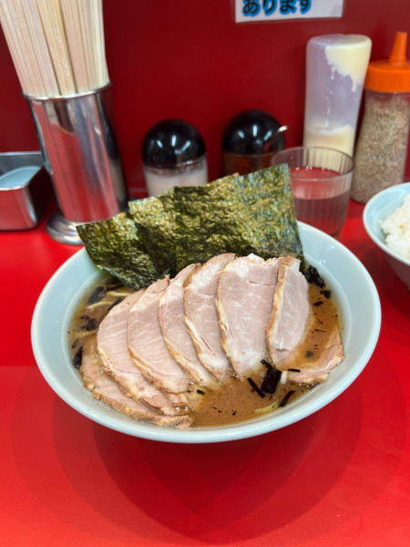 「チャーシューメン(¥1000)+チャーシュー(¥200)」@横浜ラーメン 武蔵家 三鷹店の写真