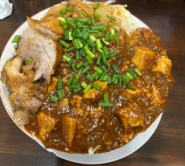 「限定(小)麻婆豆腐かけ 900円」@らーめん漢道の写真