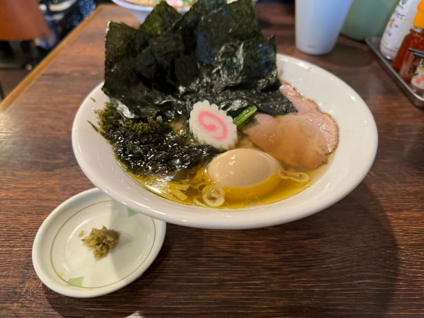 「塩そば（ピロ麺&濃いめ）」@麺屋 真心の写真