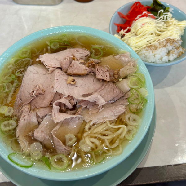 「チャーシュー麺＋無料めし」@なぎちゃんラーメン 行徳店の写真