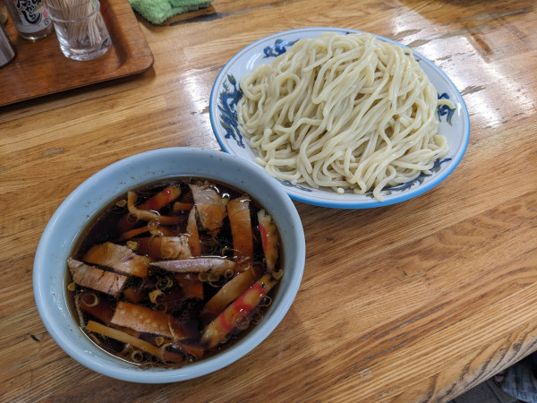 「つけそば　大盛り　950円」@丸長 坂戸店の写真