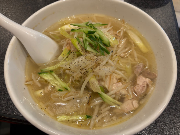 「とりそば」@天鴻餃子房 日本橋浜町店別館の写真