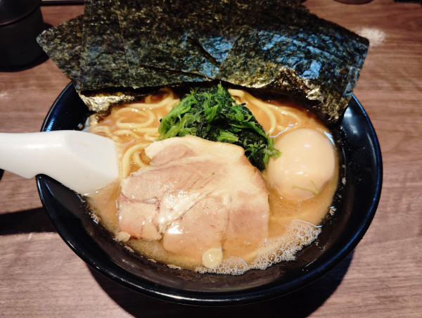 「のり玉らーめん」@麺達 うま家の写真