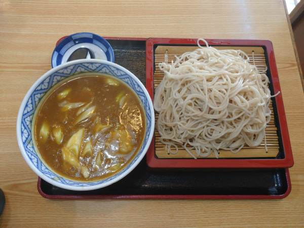 「カレー南せいろ（850円）＋大盛り（120円）」@尾張屋の写真