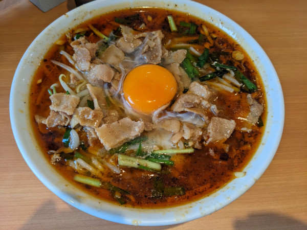 「肉ニラスタミナメン」@YOKOHAMA中華そば かみ山の写真