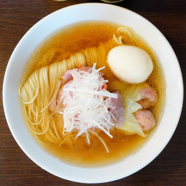 「【限定4】蜆そば＋味玉＋ビール」@中華そばイデタの写真