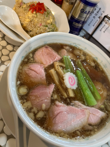 「焼豚中華そば1,200円」@中華食堂 麺笑飯店の写真