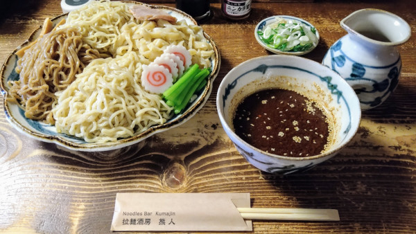 「四種盛りつけ麺」@拉麺酒房 熊人の写真