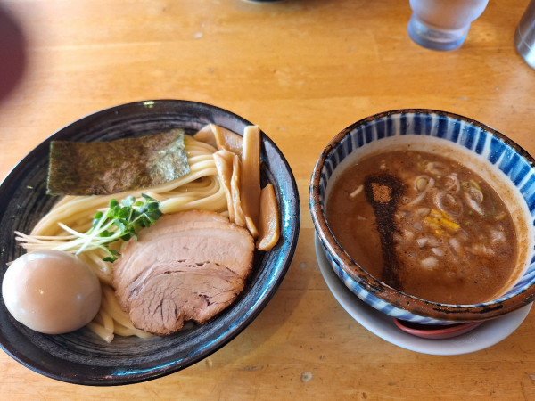 「とろりつけそば味玉」@味箪笥の写真