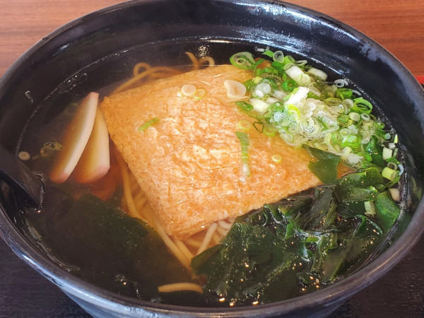 「きつねそば」@あじわい処 麺 福山店の写真